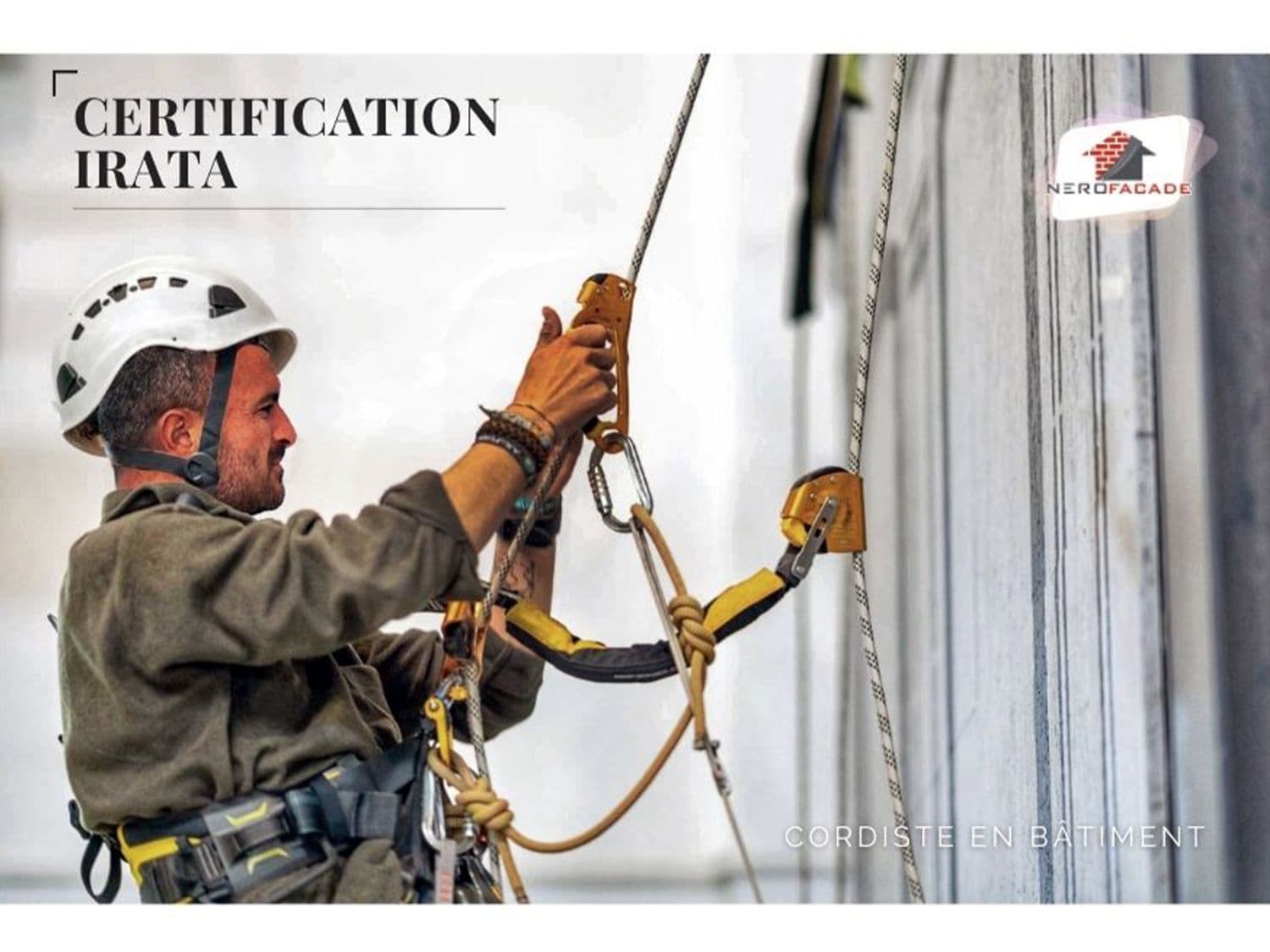 Travaux en Hauteur à agree - Cordiste Irata 01 G